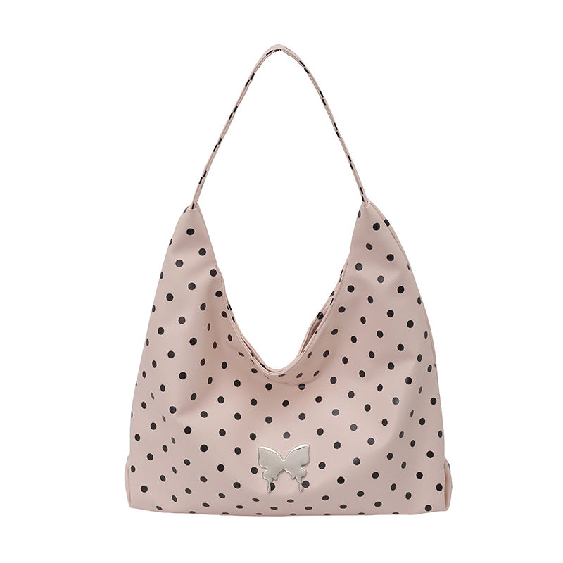 WoChic Polka Dot Hobo Bag Bowlift