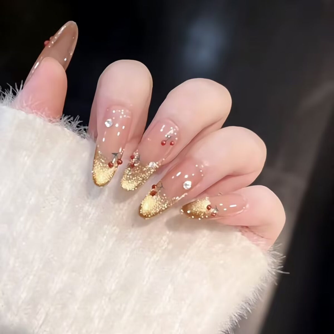 Decorative Glitter Nail Art Bowlift