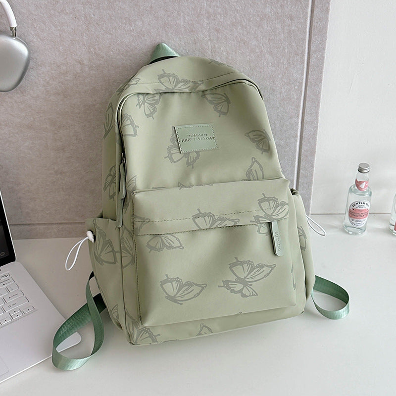 Artistic Butterfly Print Backpack