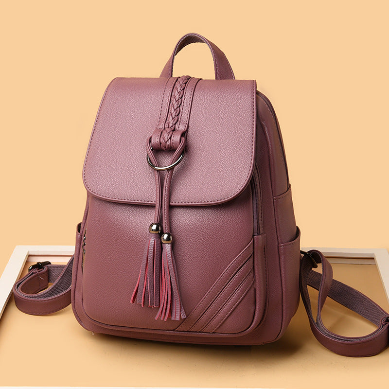 Chic Vintage-Inspired Backpack Bowlift
