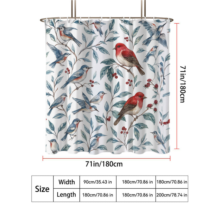 Coastal Marine-Inspired Shower Curtain Bowlift
