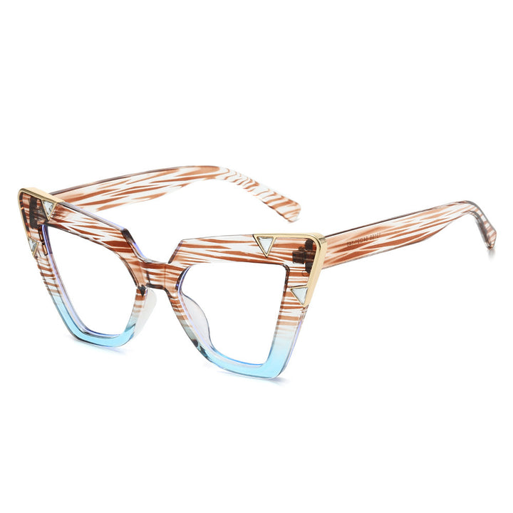 Statement Cat-Eye Sunglasses with Decorative Accents Bowlift