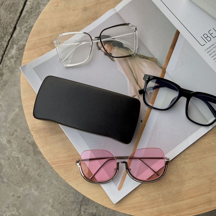 Elegant Leather Eyeglasses Case Bowlift