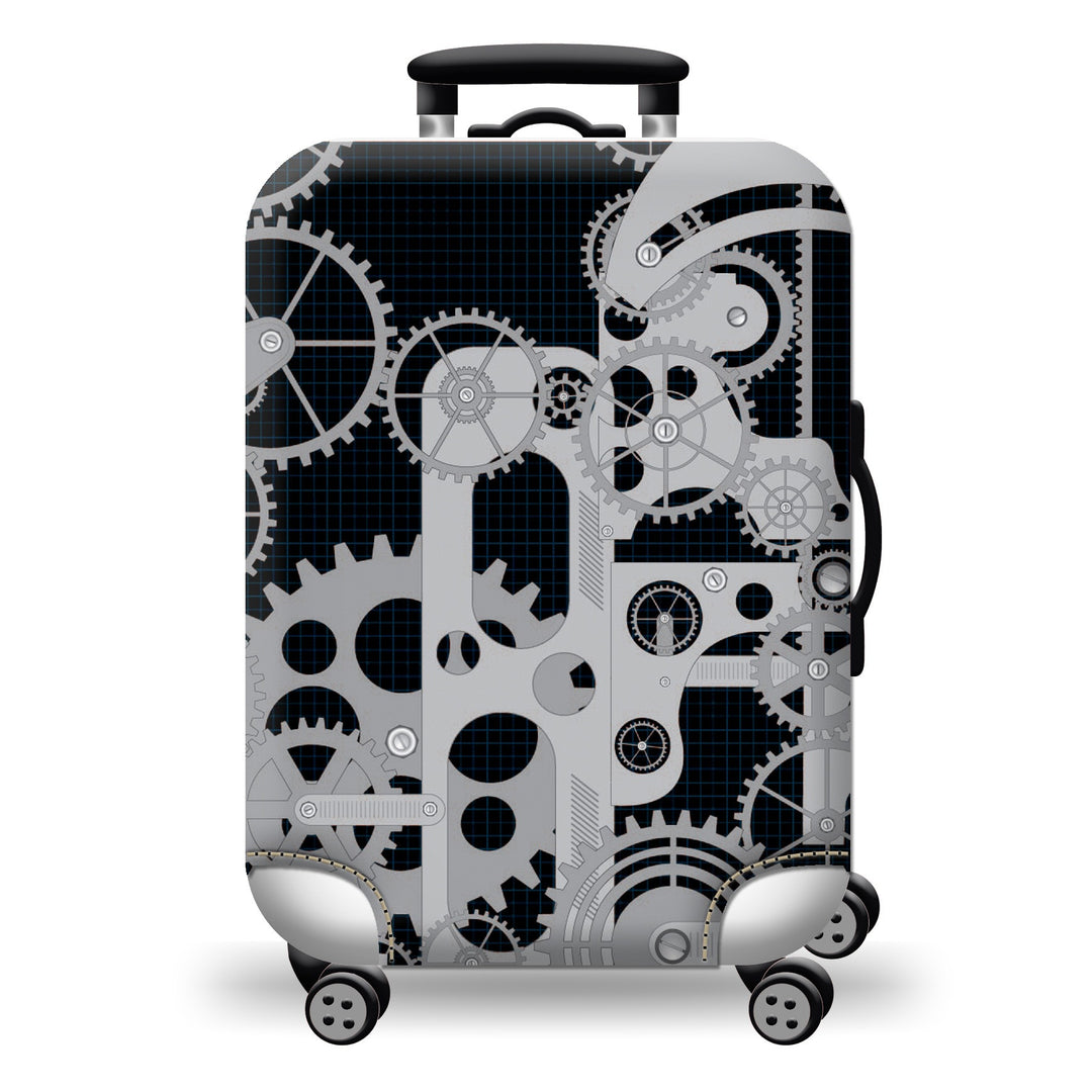 Geometric Travel Hard Shell Suitcase Bowlift