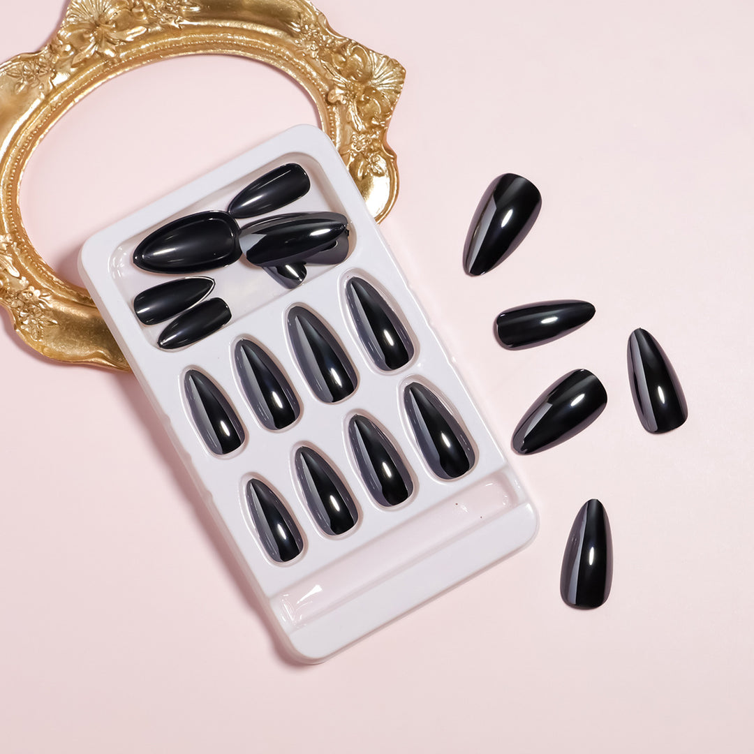 DIY Elegant Stiletto Press-On Nail Set Bowlift