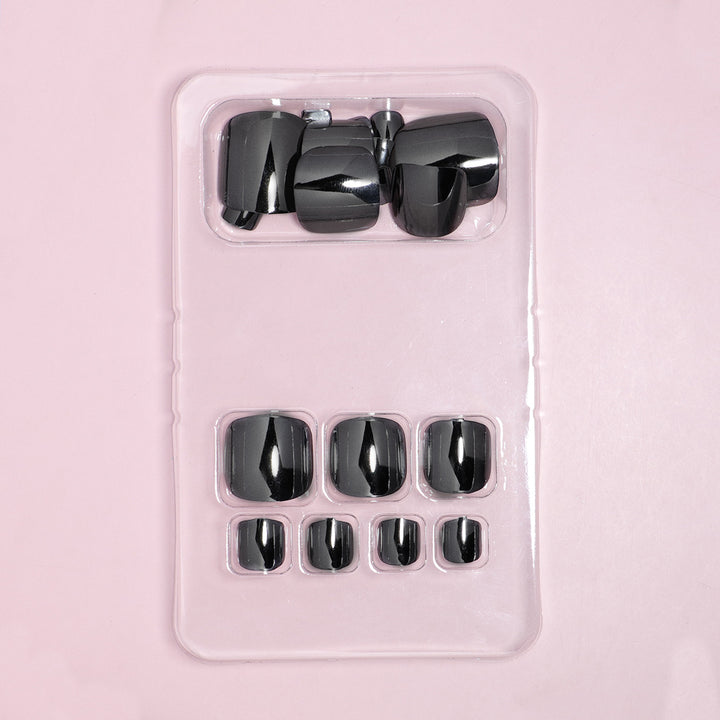 Premium Glossy Square Press-On Nails Bowlift