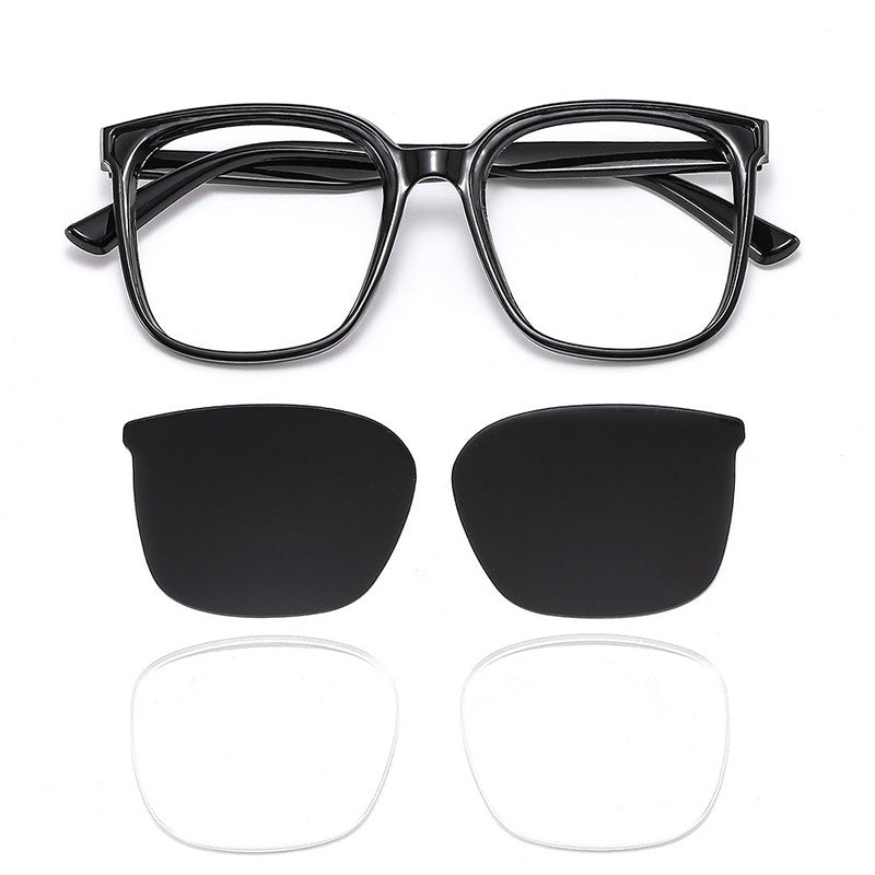 Women's modern square sunglasses with UV protection and slim temples Bowlift