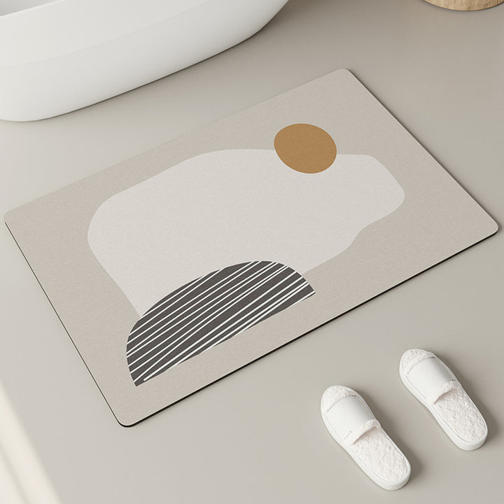 Textured Pattern Bath Mat Bowlift