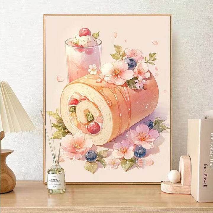 Gourmet Dessert-Themed Canvas Wall Art Bowlift