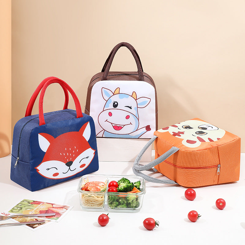 Insulated Fox-Themed Lunch Bag