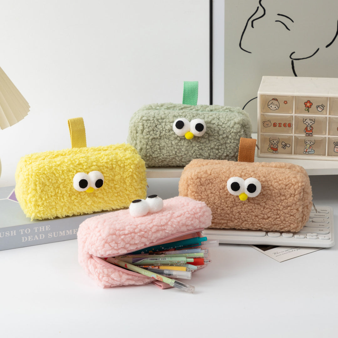 Plush Animal-Themed Pencil Case Bowlift