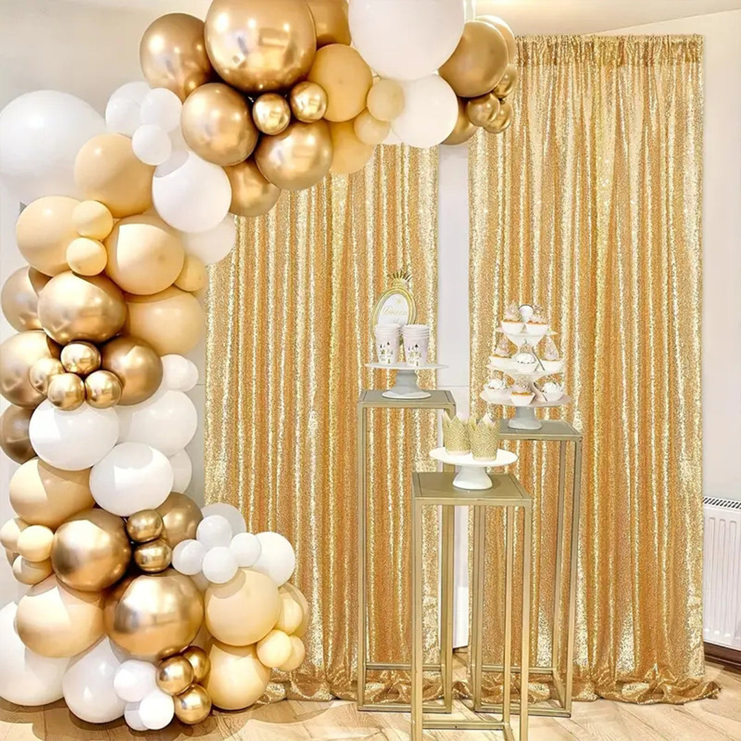 Luxurious Shimmering Window Drapes