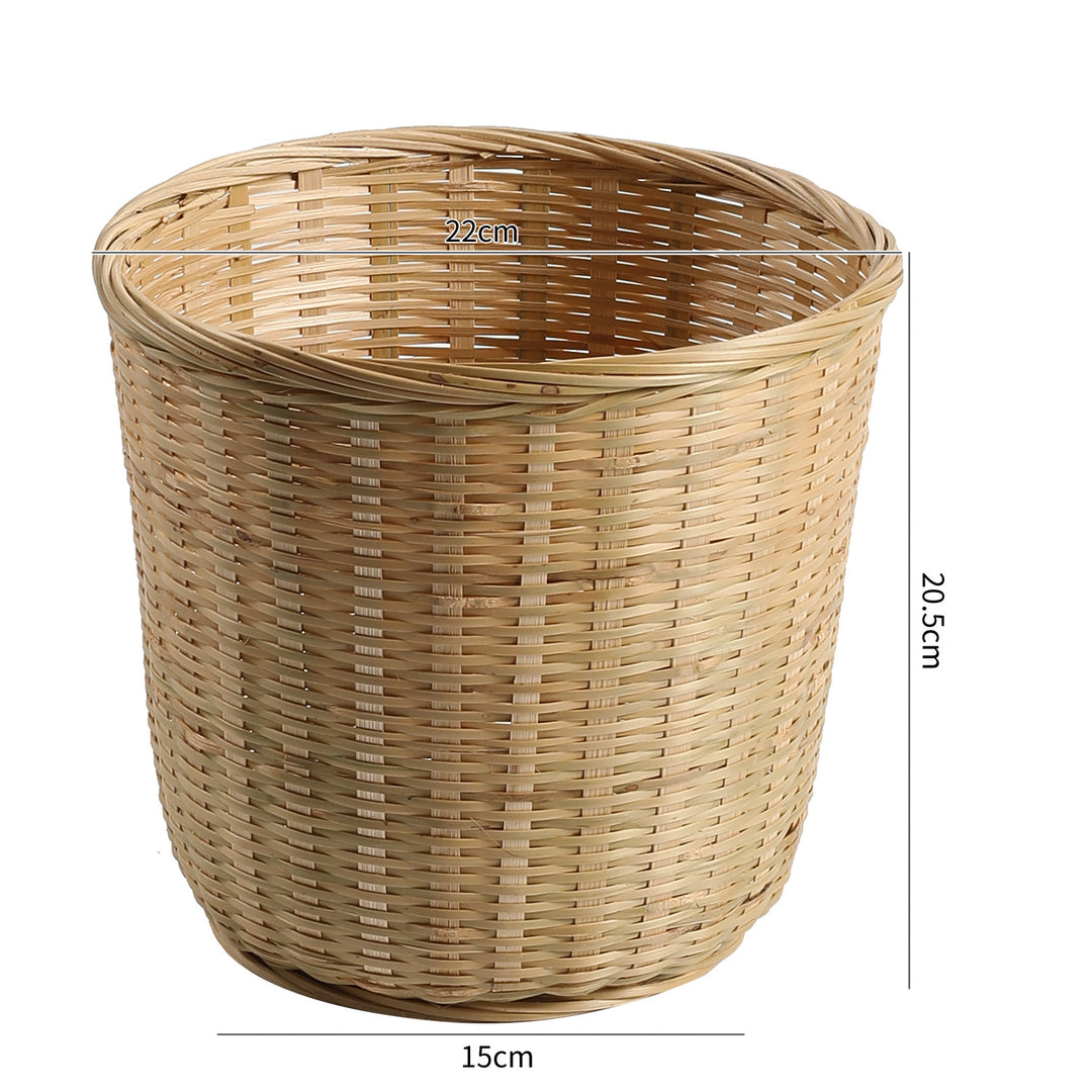 Natural Woven Waste Bin Bowlift