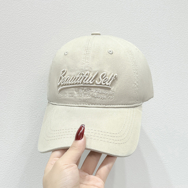 Women's Trendy Embroidered Cap Bowlift
