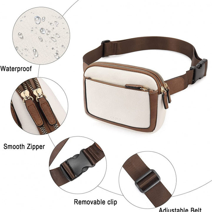 Practical Waist Bag Made of Durable Material with Multiple Compartments Bowlift