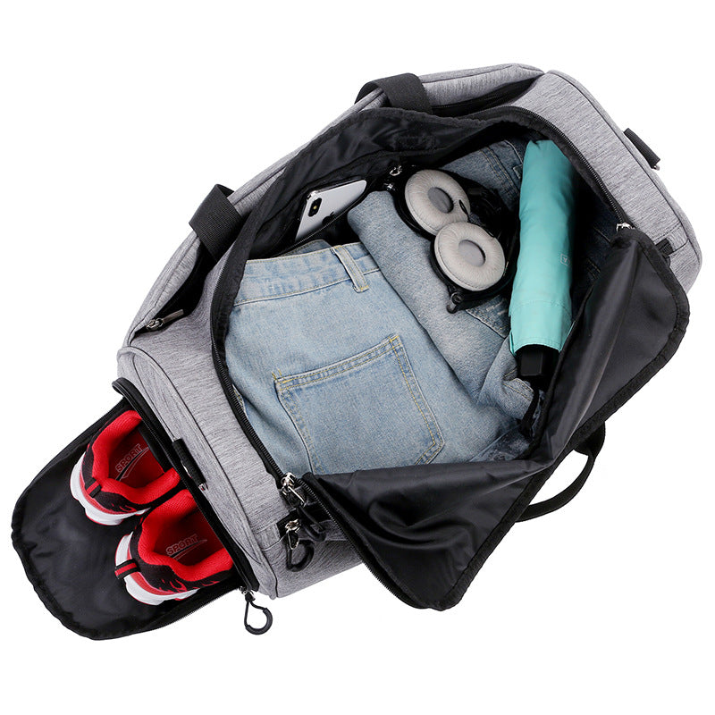 Men's Versatile Sports and Travel Bag with Practical Compartments Bowlift