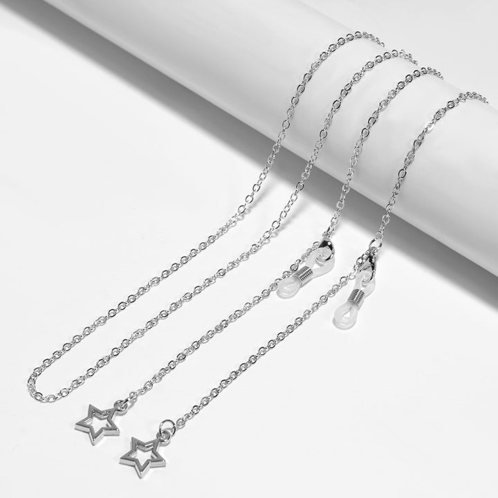 Stylish Star-Embellished Eyewear Chain Bowlift