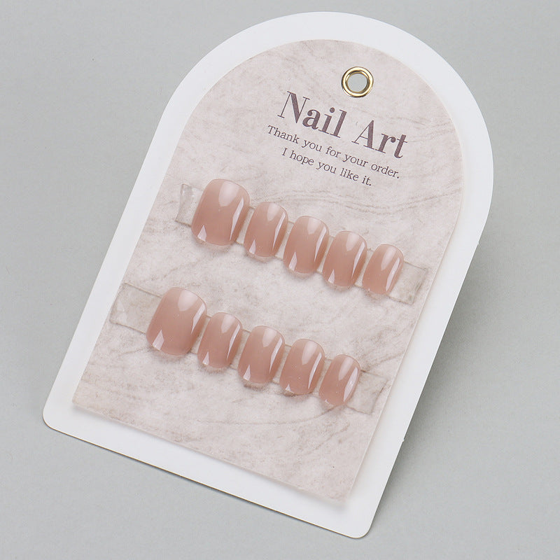 Glossy Square Press-On Nails Bowlift