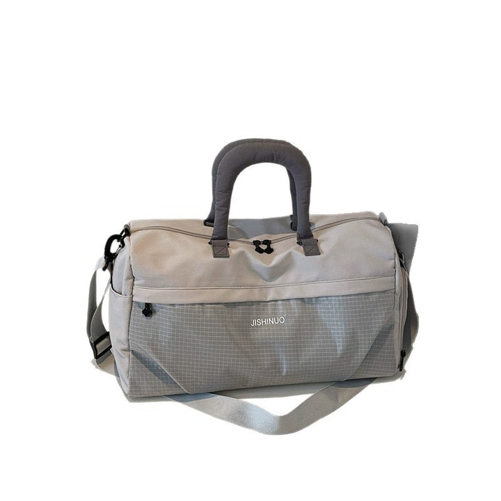 Sporty Leisure Duffel Bag with Ergonomic Handles and Multiple Compartments Bowlift