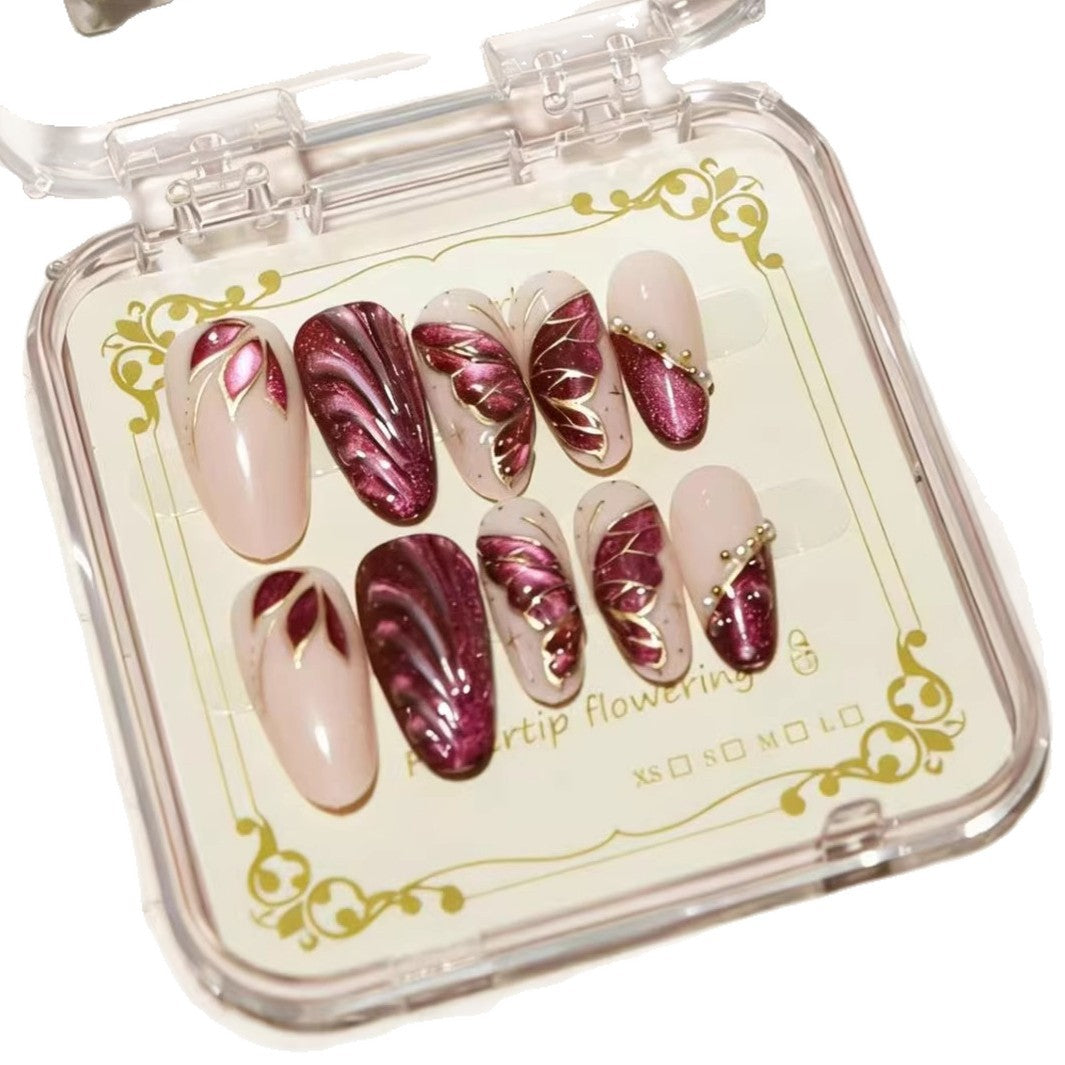 Decorative Press-On Nail Art Extensions Bowlift