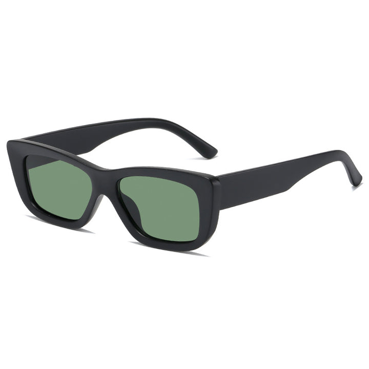 Ladies fashionable sunglasses with rectangular frame Bowlift
