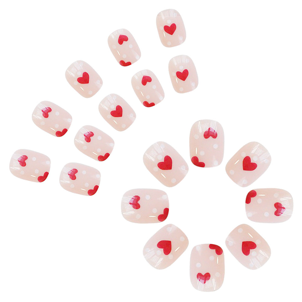 Heart-Themed Nail Art Set Bowlift