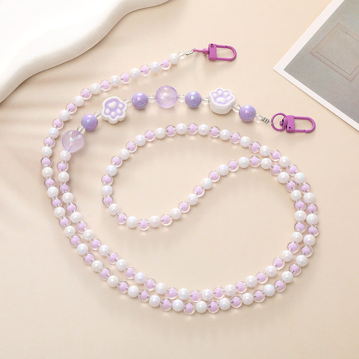 Elegant Pearl and Chain Necklace Bowlift