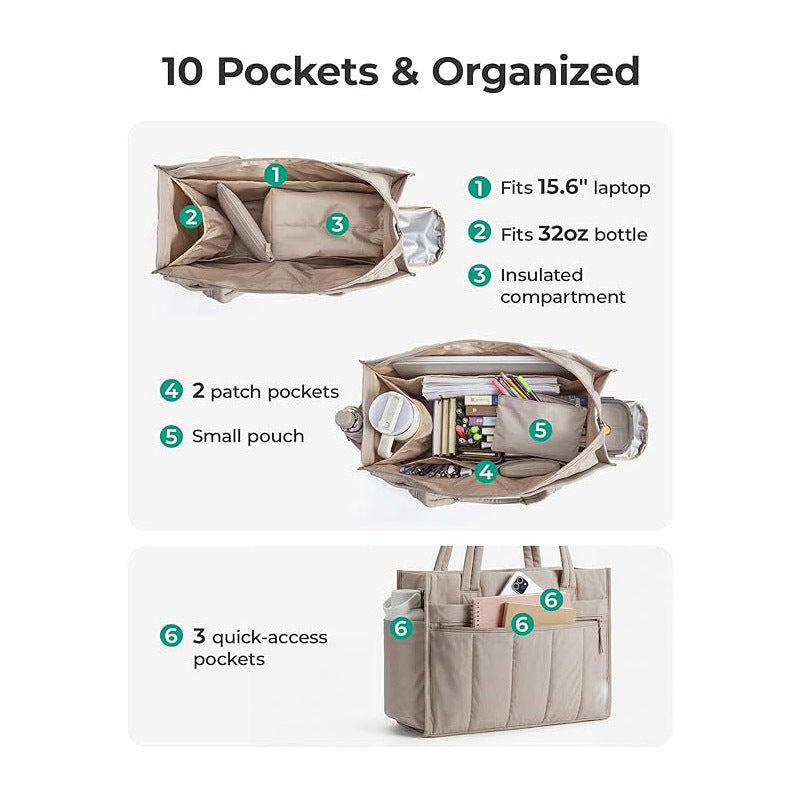 Multi-Functional Stylish Tote Bag Bowlift