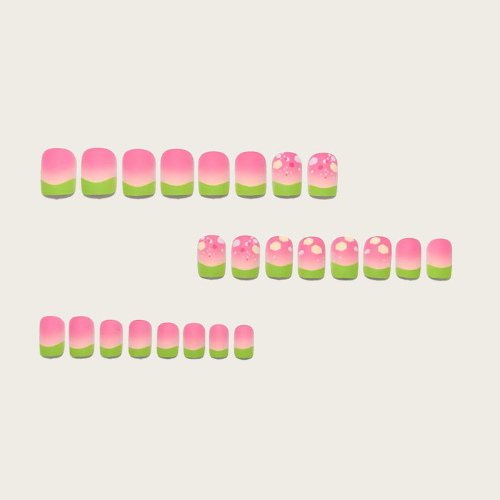 Creative gradient color nails Bowlift