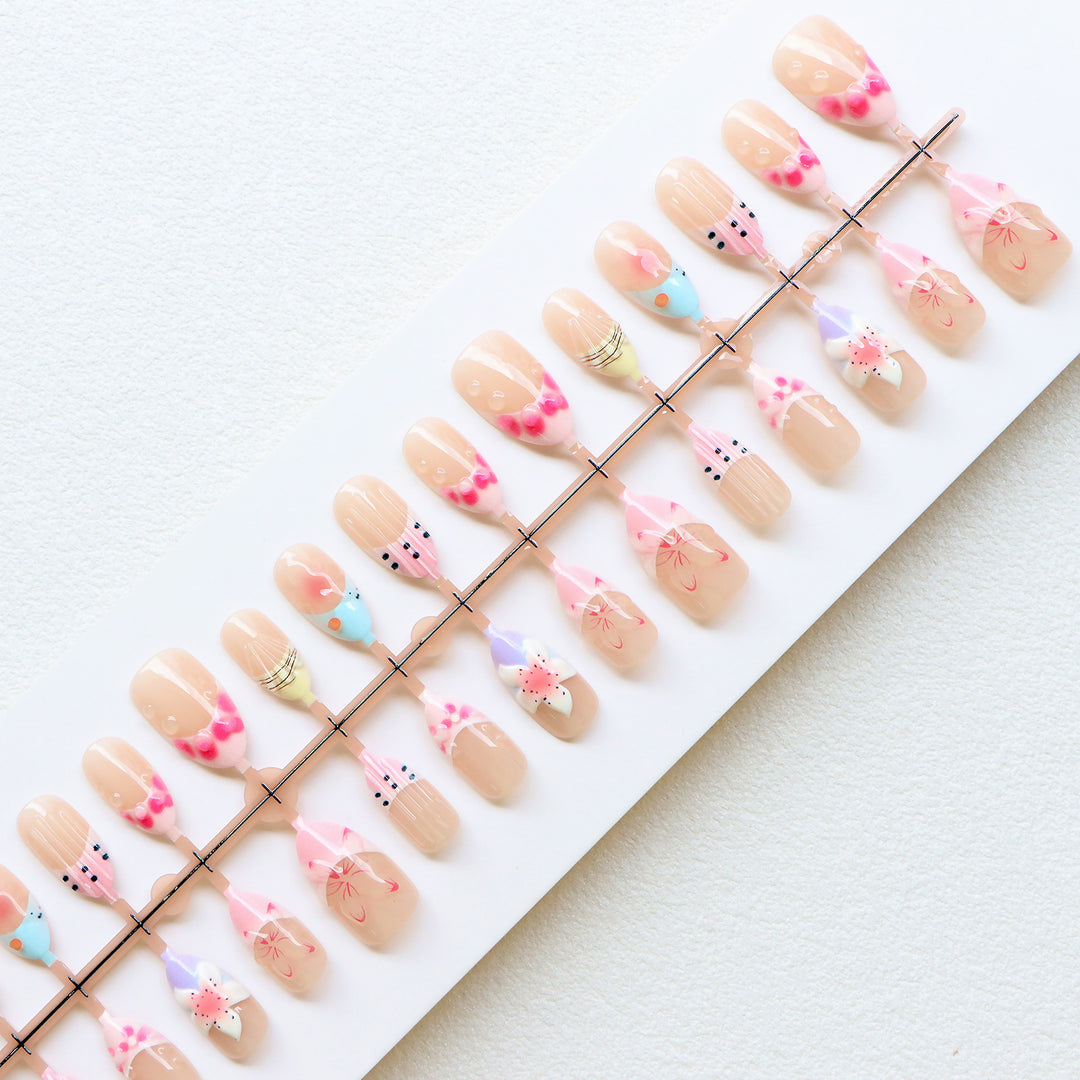 Playful Artisanal Press-On Nails Bowlift