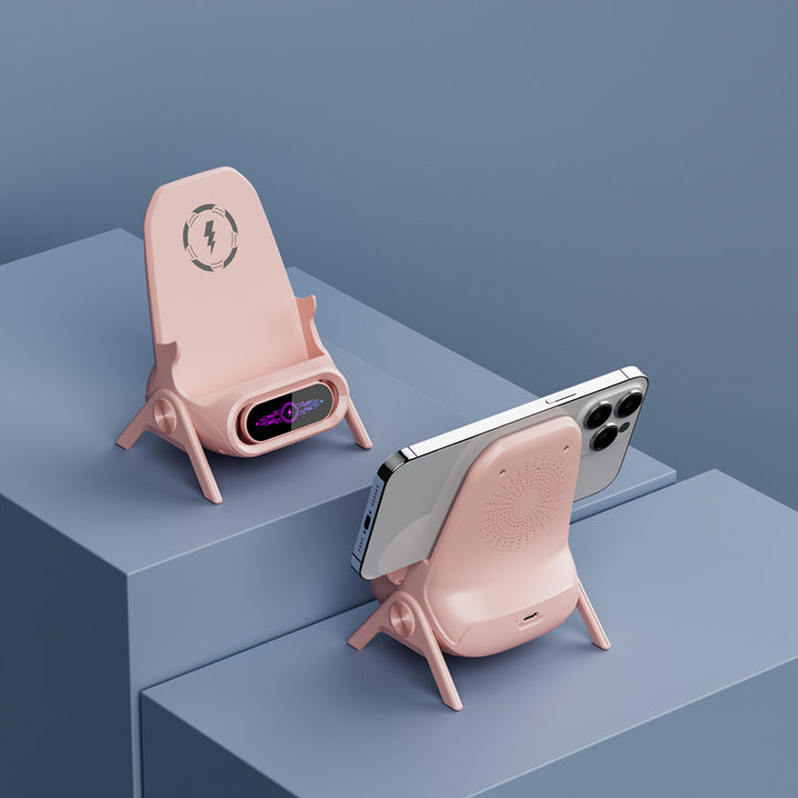 Qi Wireless Charger with Built-in Display Bowlift