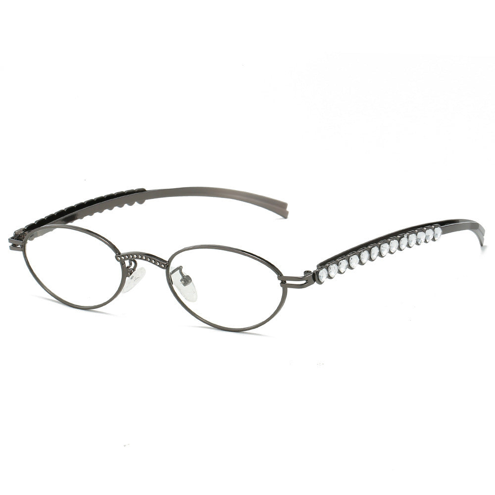 Elegant Oval Frame Glasses Bowlift