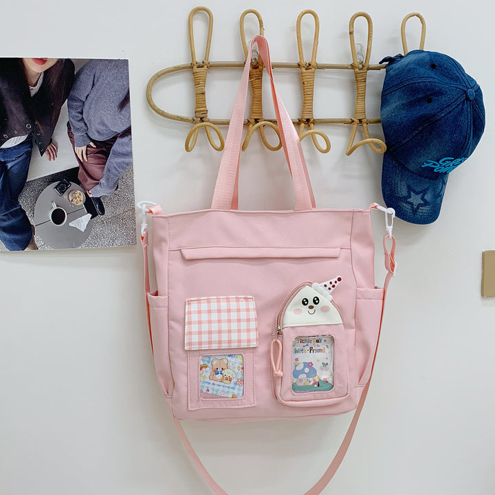 Tote bag with Playful Design and Thoughtful Compartments Bowlift