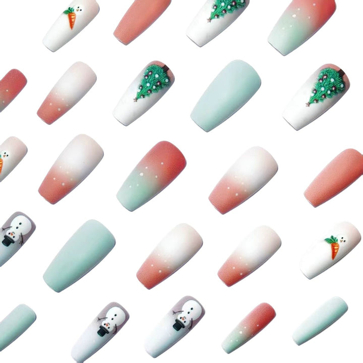Holiday-Themed Decorative Nail Art Bowlift