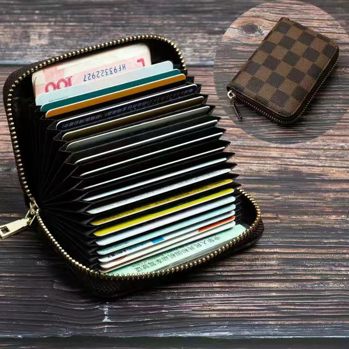 Leather Zip Wallet