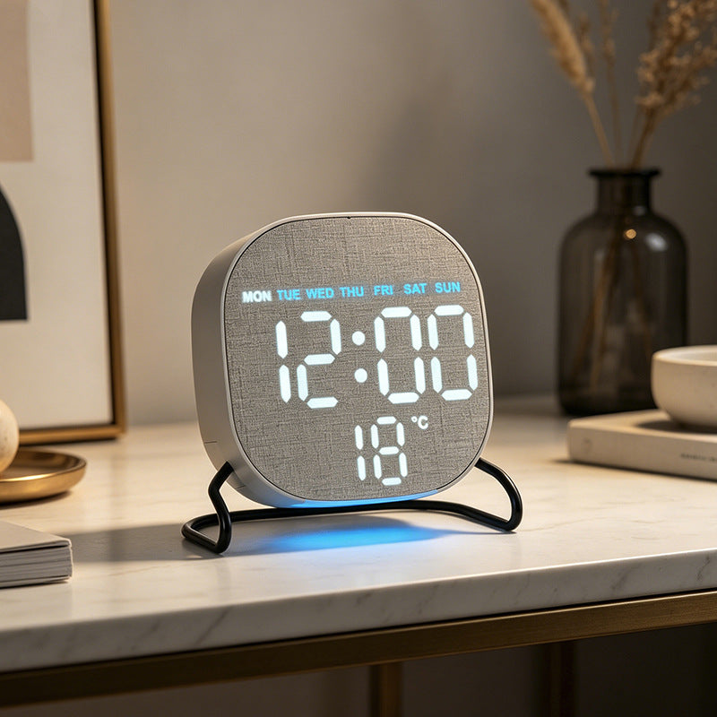 Digital Multifuntion Alarm Clock with LED Display Bowlift