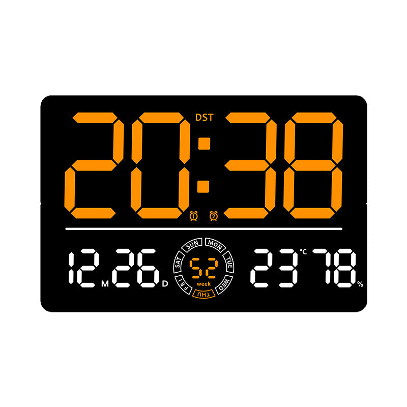 Digital Multifunction Alarm Clock with Hygrometer and Temperature Display Bowlift