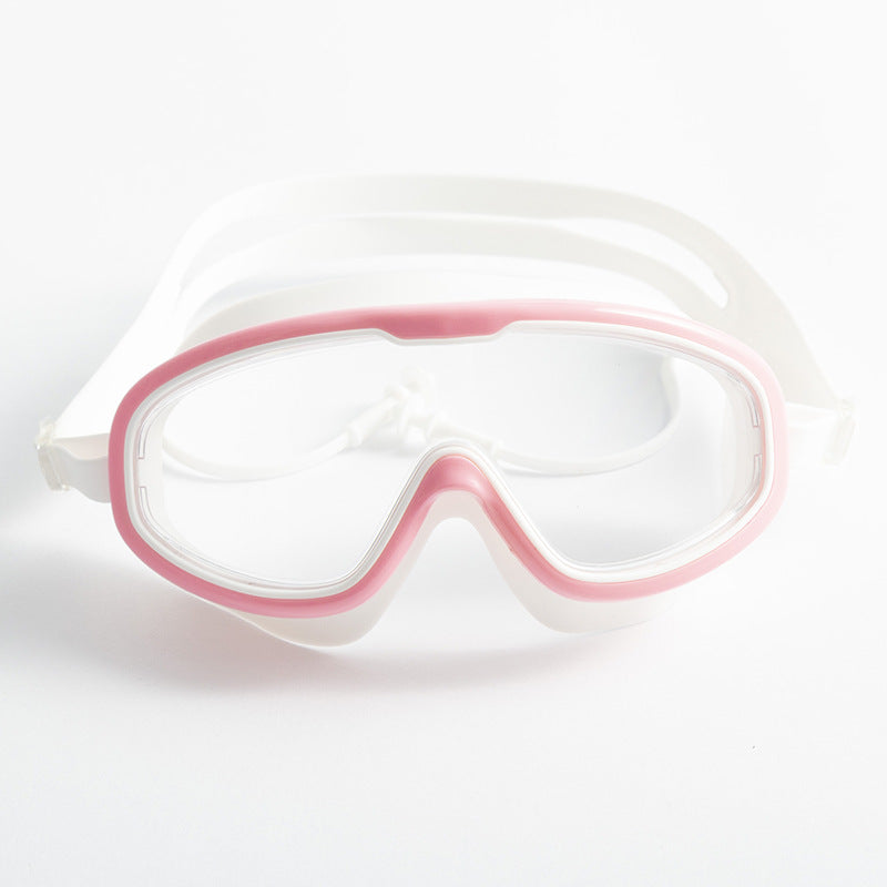 Comfortable swimming goggles with adjustable headband Bowlift