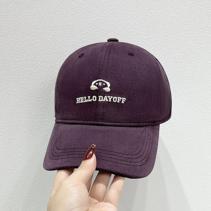 Women's Casual Embroidered Baseball Cap Bowlift 1784084085