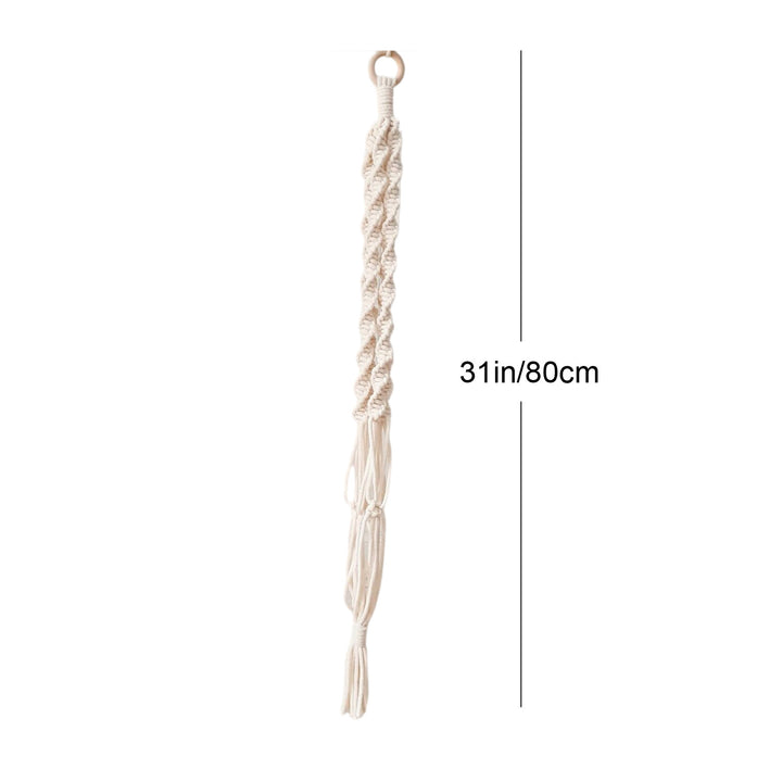 Macrame Wall Hanging Decor with Braided Design Bowlift