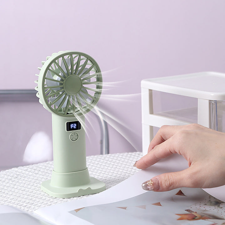 Unisex Handheld Fan with Adjustable Speed Bowlift