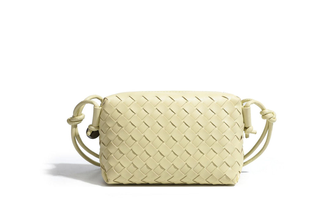 Stylish Woven Crossbody Purse Bowlift