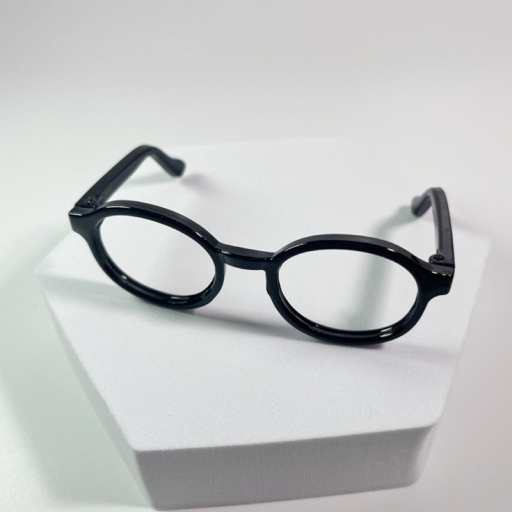 Vintage-Inspired Oval Frame Glasses Bowlift