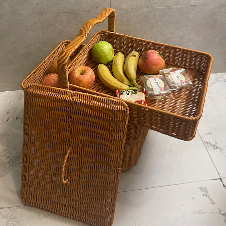 Woven Storage Basket Bowlift