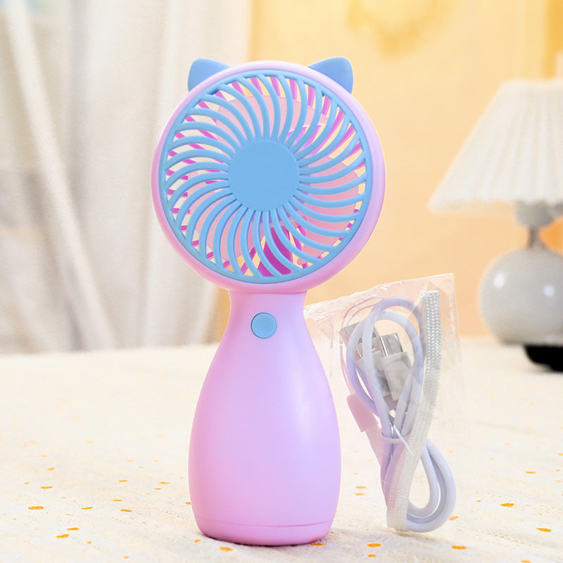 Women Portable Hand Fan in Cute Animal Design Bowlift