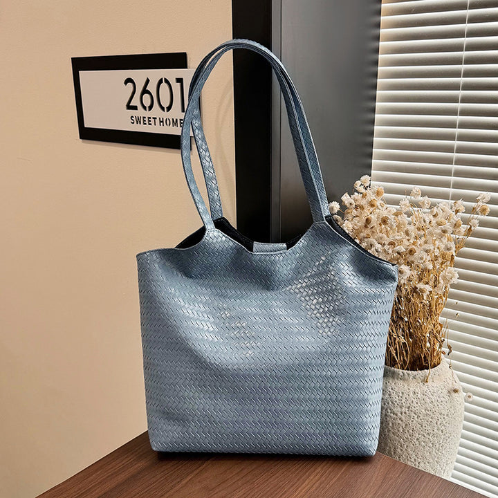 WoSpacious Woven Tote Bag Bowlift