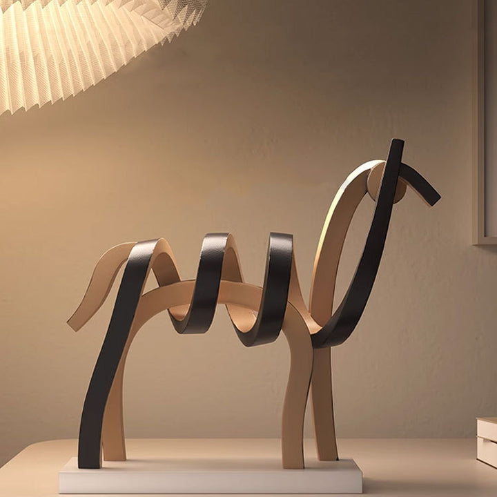 Abstract Decorative Horse Sculpture