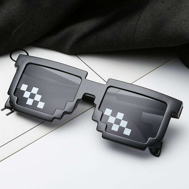 Women's eye-catching pixel-pattern sunglasses Bowlift