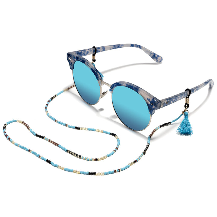 Bohemian-Inspired Beaded Eyewear Chain Bowlift