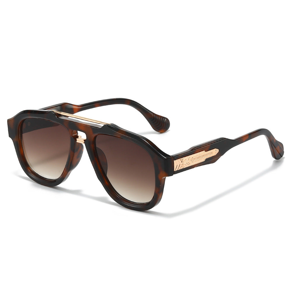 Fashion-Forward Semi-Transparent Shield Sunglasses Bowlift